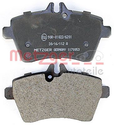 METZGER 1170053 Bremsbelagsatz, Scheibenbremse